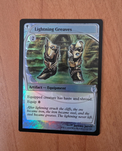 MTG Lightning Greaves FOIL Future Sight Frame Mystery Booster 2 Magic NM Mint - Image 1