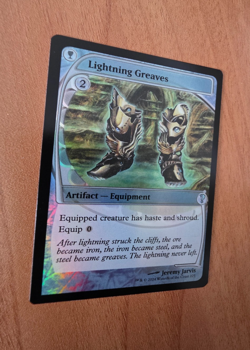 MTG Lightning Greaves FOIL Future Sight Frame Mystery Booster 2 Magic NM Mint - Image 3