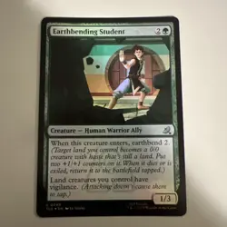 MTG Earthbending Student U 0249 TLE Foil - Image 2