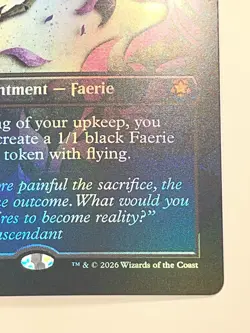 MTG Foil Bitterblossom (Borderless, Special Guest #0133) Lorwyn Eclipsed WOTC - Image 5