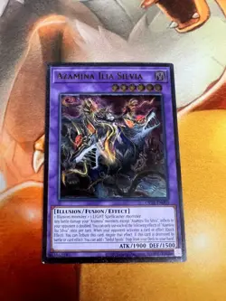 Azamina Illia Silvia OP28-EN003 Ultimate Rare Light Play Yugioh TCG - Image 1