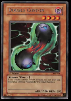 Yugioh Double Coston AST-078 1st Edition Rare NM - Image 1