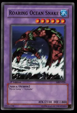 Yugioh Roaring Ocean Snake MRD-020 1st Edition Common NM - Image 1