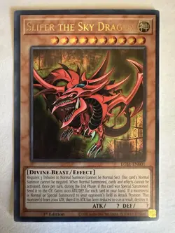 Slifer the Sky Dragon EGS1-EN001 Egyptian God Deck:Slifer the Sky Dragon 1st Ed - Image 1