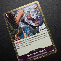 2X Gum-Gum Giant OP09-078 R - One Piece TCG Gear 5 Luffy Near Mint - Image 4