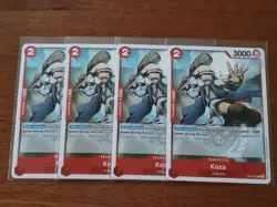 4x Koza - EB01-004 - x4 - Playset - One Piece TCG: Memorial Collection EB-01 - Image 1