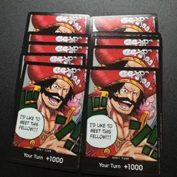 10x Playset - DON!! Gol D. Roger Foil Carrying On His Will OP13 - One Piece TCG - Image 1