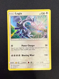 Pokemon Card Lugia 131/181 Sun & Moon Team Up Holo Rare Near Mint - Image 1