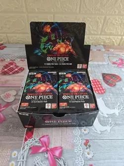 Box One Piece card game OP-06 completo aperto solo le bustine sono sealed - Image 1