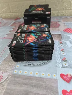 Box One Piece card game OP-06 completo aperto solo le bustine sono sealed - Image 4