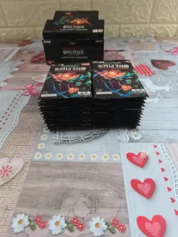 Box One Piece card game OP-06 completo aperto solo le bustine sono sealed - Image 5