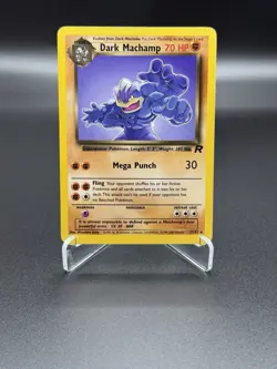 Pokemon TCG Dark Machamp 3 Card Set Non-Holo Team Rocket WOTC - Image 1