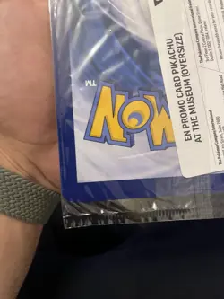 Pokemon TCG Promo Oversized Card - Pikachu at the Museum (Sealed) - UK - Image 3