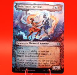 Twinflame Travelers | 345 | Uncommon | Showcase Foil | Lorwyn Eclipsed | MTG - Image 1