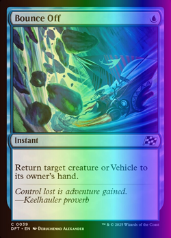 Bounce Off Aetherdrift FOIL Near Mint MTG Magic DNA GAMES - Image 1
