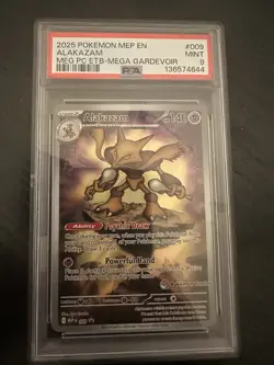 Alakazam 009 Pokemon Center ETB Promo PSA 9 - Image 1