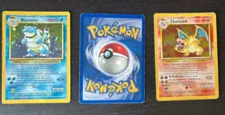 Pokemon - Set Base best trio Holo - Charizard 4, Venosaur 15, Blastoise 2 - Image 3