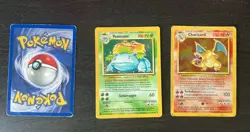 Pokemon - Set Base best trio Holo - Charizard 4, Venosaur 15, Blastoise 2 - Image 4