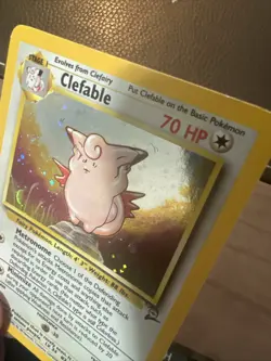 # Pokemon TCG Clefable 5/130 Base Set 2 Unlimited Holo Rare Vintage 1999 LP+ - Image 5