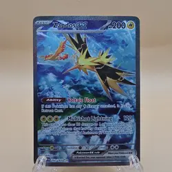 Pokemon TCG Zapdos ex 202/165 Sv: Scarlet & Violet 151 Holo Rare 200HP - Image 1
