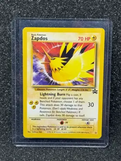 Pokemon TCG Zapdos Wizards Black Star Promo #23 WOTC 2000 Vintage - Image 1