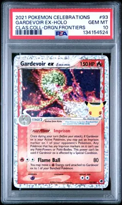 PSA 10 - Gardevoir ex Delta 93/101 SWSH Celebrations Classic Collection - Pokemo - Image 1
