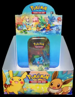 Pokemon TCG Kanto Friends Mini Tin (2 Booster Packs) New & Sealed BULBASAUR Tin - Image 1