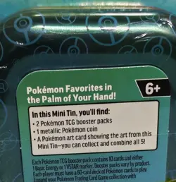 Pokemon TCG Kanto Friends Mini Tin (2 Booster Packs) New & Sealed BULBASAUR Tin - Image 2