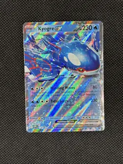 Kyogre EX Pokemon Card Holofoil Trading Card Game Collectible 178 - Image 2
