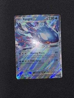 Kyogre EX Pokemon Card Holofoil Trading Card Game Collectible 178 - Image 3