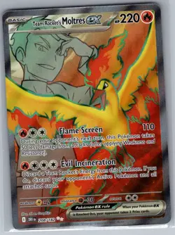 Team Rocket's Moltres ex - 208/182 SV10: Destined Rivals - Pokemon Card - NM - Image 1