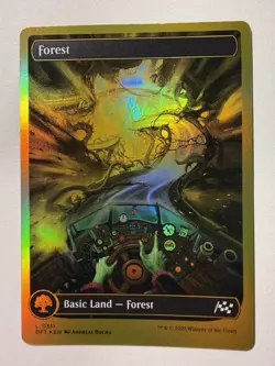 Forest 0511 (First-Place Foil) - Aetherdrift - Magic: The Gathering MTG DFT - Image 1
