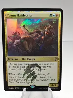 NM Alt Art Promo Foil Temur Battlecrier, MTG, Tarkir Dragonstorm, Magic, 425 - Image 1