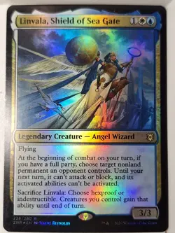 Linvala, Shield of Sea Gate - FOIL - Zendikar Rising - Magic the Gathering MTG - Image 1