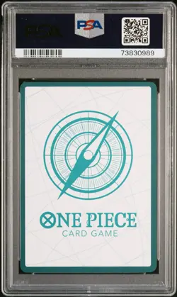 2022 One Piece OP01 Japanese DON!! CARD Luffy ALTERNATE ART PSA 9 Mint - Image 2