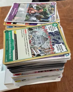 One Piece trading cards. 1 Kg of unchecked and unsorted - Image 3