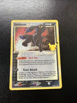 Umbreon Celebrations Classic Collection Holo Pokemon Card 17/17 NM - Image 2