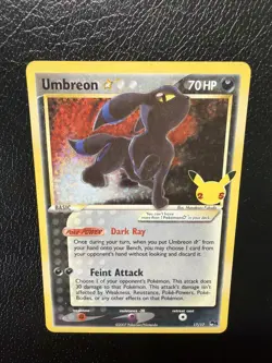 Umbreon Celebrations Classic Collection Holo Pokemon Card 17/17 NM - Image 3