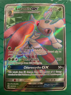 Pokemon TCG Lurantis GX Full Art Holo Card 138/149 Sun & Moon Ultra Rare - Image 1