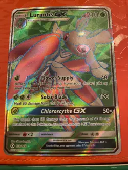 Pokemon TCG Lurantis GX Full Art Holo Card 138/149 Sun & Moon Ultra Rare - Image 2