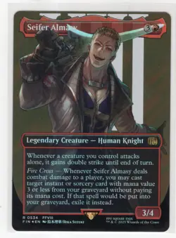 MTG Final Fantasy Surge Foil Rare #0534 Seifer Almasy - Image 1