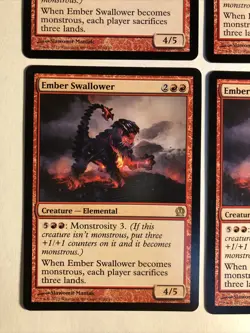 4x Theros Ember Swallower NM Magic Karte Magic The Gathering Mtg - Image 2
