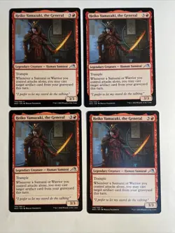 4x Mtg Kamigawa Neon Dynasty Heiko Yamazaki, The General NM/M - Image 1