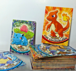 70+ Topps Pokemon Cards Series 1 & 2 NO DUPLICATES Bundle Vintage Blue Logo - Image 1