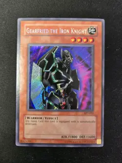Yugioh! Gearfried the Iron Knight BPT-012 Secret Rare NM - Image 1