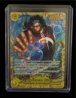 One Piece CCG Bartholomew Kuma OP12-119 SEC Alt Art HOLO NM/M Pack Fresh! - Image 1