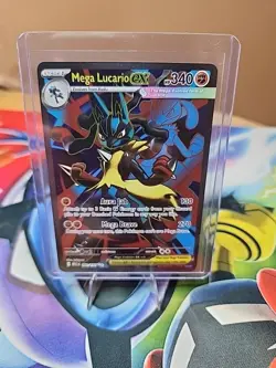 Pokemon TCG Mega Evolution Mega LucarioEX Full Art Ultra Rare Card 160/132 - Image 1
