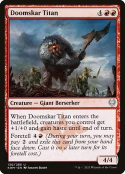 [MTG] Doomskar Titan (130) (KHM) NM - Image 1