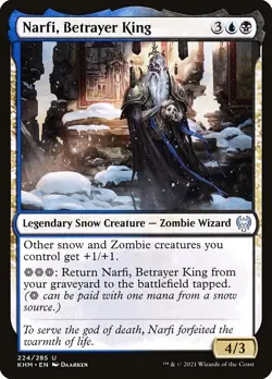 [MTG] Narfi, Betrayer King (224) (KHM) NM - Image 1