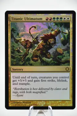 Titanic Ultimatum Foil - Shards of Alara - NM - Magic the Gathering - Image 1